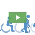 clickable video thumbnail depicting various individuals with different disabilities