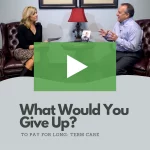 clickable video thumbnail showing bruce porter talking on TV about long term care