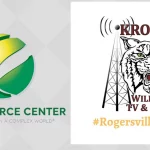 photo of The resource center logo and KROG-TV logo
